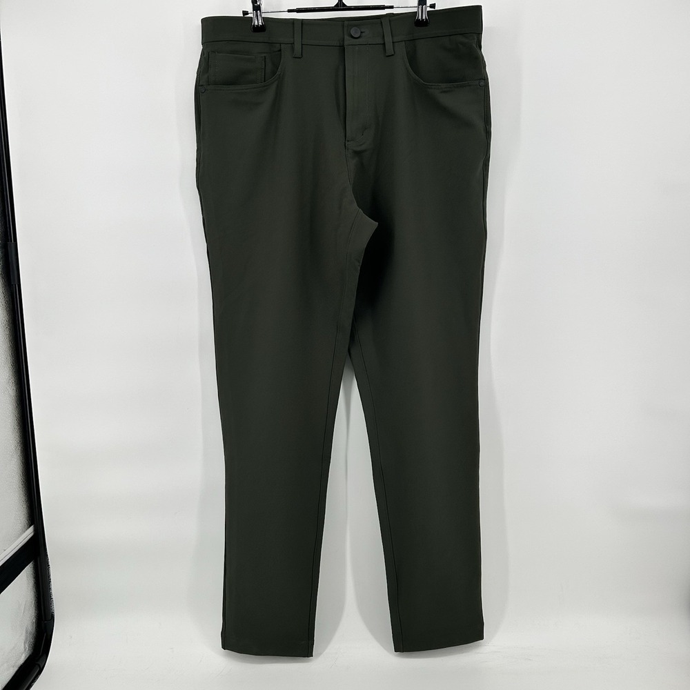 Public Rec Workday Pants Mens 34x34 Slim Olive‎ Stretch Techwear Athleisure NWT